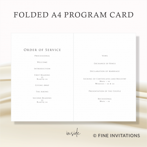 online wedding ceremony cards