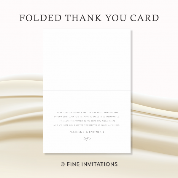 Thank You cards for wedding