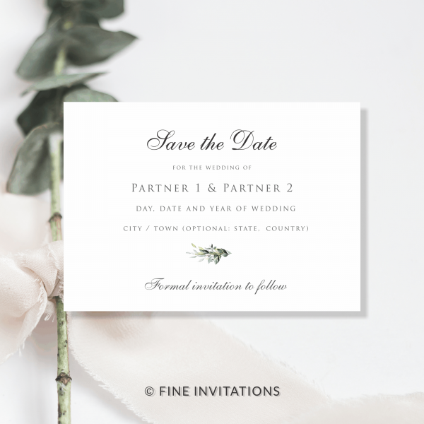 foliage wedding save the date online