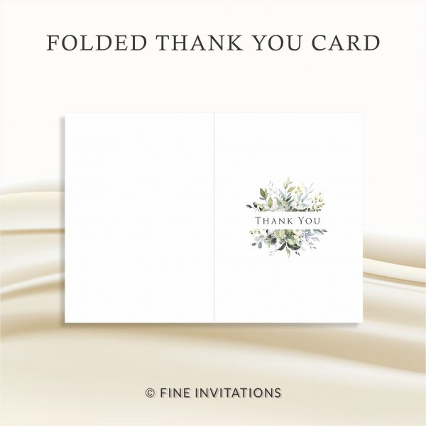 foliage wedding thankyou cards australia
