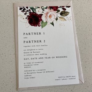 sample wedding invitation