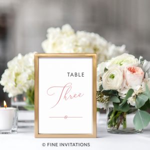 wedding table numbers online