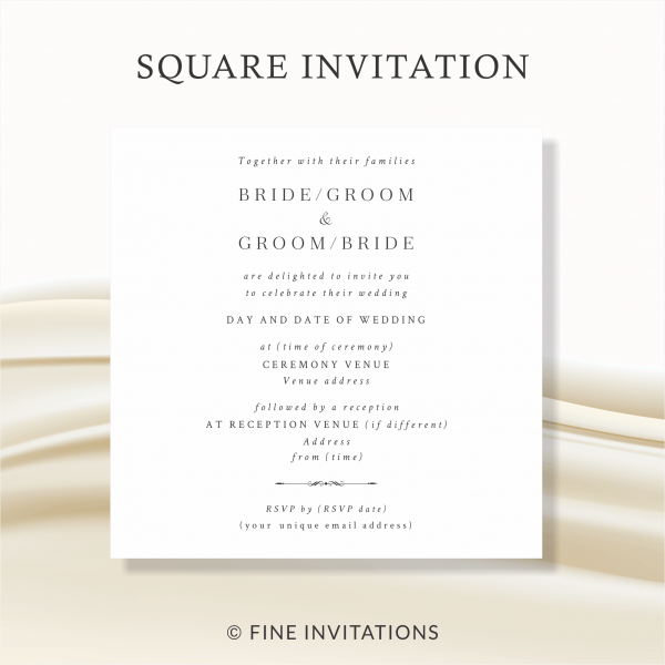 modern minimalist invitations online
