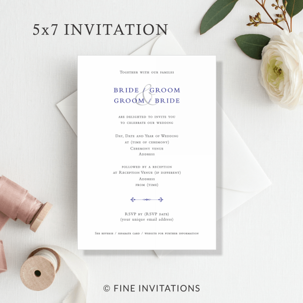 minimalist wedding invitations online